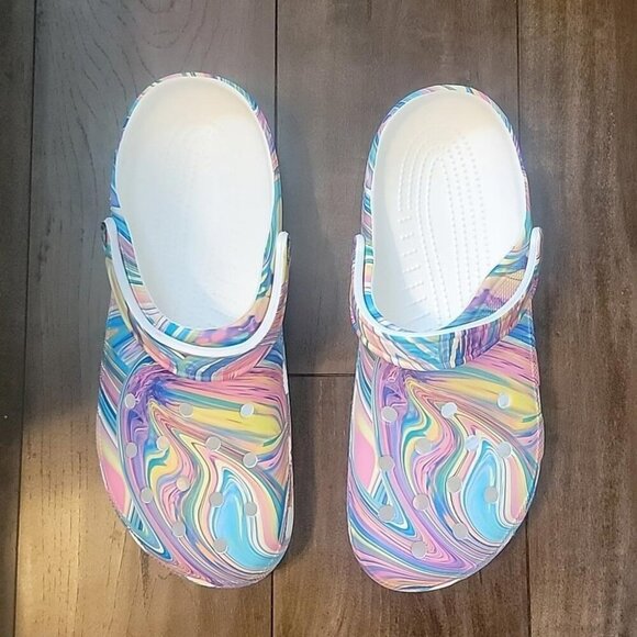 Crocs Multicolored Men's Size 13 - Picture 1 of 5